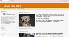 Desktop Screenshot of lovethydog.blogspot.com