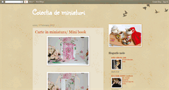 Desktop Screenshot of colectiademiniaturi.blogspot.com