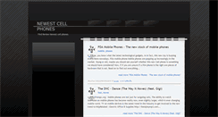 Desktop Screenshot of newest-cellphones.blogspot.com