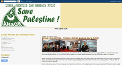 Desktop Screenshot of ansorsavepalestine.blogspot.com