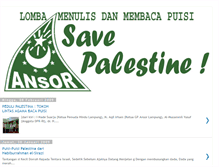 Tablet Screenshot of ansorsavepalestine.blogspot.com