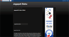 Desktop Screenshot of jagapatibabu-blog.blogspot.com