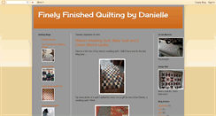 Desktop Screenshot of finelyfinishedquilting.blogspot.com