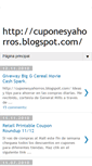 Mobile Screenshot of cuponesyahorros.blogspot.com