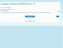 Tablet Screenshot of lenguayliteratura2del13.blogspot.com