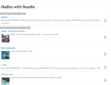 Tablet Screenshot of oodleswithnoodle.blogspot.com