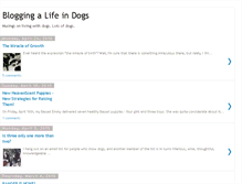 Tablet Screenshot of alifeindogs.blogspot.com