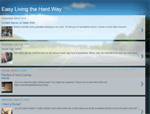 Tablet Screenshot of easylivingthehardway.blogspot.com