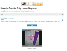 Tablet Screenshot of karenskidcare.blogspot.com
