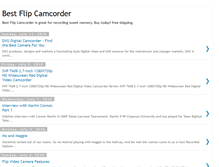 Tablet Screenshot of bestflipcamcorderguy.blogspot.com
