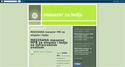 Desktop Screenshot of masazer-za-ledja.blogspot.com