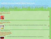 Tablet Screenshot of institutointernacionaldelsaber.blogspot.com