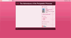 Desktop Screenshot of peripateticprincess.blogspot.com
