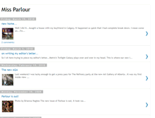 Tablet Screenshot of missparlour.blogspot.com