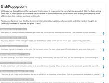 Tablet Screenshot of gishpuppy.blogspot.com