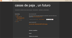 Desktop Screenshot of casasdepaja.blogspot.com