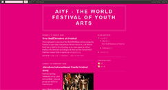 Desktop Screenshot of aiyf.blogspot.com