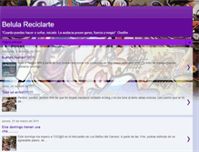 Tablet Screenshot of belulareciclarte.blogspot.com