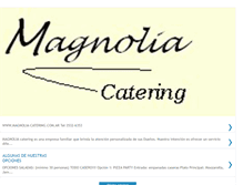 Tablet Screenshot of magnoliacatering.blogspot.com
