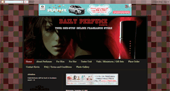 Desktop Screenshot of dailyperfume.blogspot.com