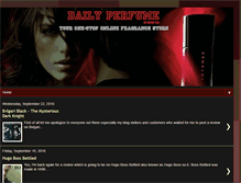 Tablet Screenshot of dailyperfume.blogspot.com