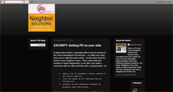 Desktop Screenshot of neighborsolutions.blogspot.com