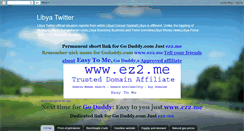 Desktop Screenshot of libyatwitter.blogspot.com