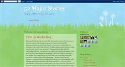 Desktop Screenshot of 52majorstories.blogspot.com