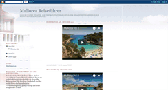 Desktop Screenshot of mallorca-reisefuehrer.blogspot.com