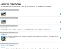 Tablet Screenshot of mallorca-reisefuehrer.blogspot.com