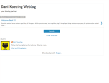 Tablet Screenshot of danikoecing.blogspot.com