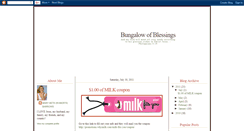 Desktop Screenshot of bungalowofblessings.blogspot.com
