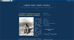 Desktop Screenshot of librosparatodostusolo.blogspot.com