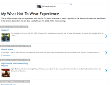 Tablet Screenshot of mywhatnottowearexperience.blogspot.com