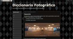 Desktop Screenshot of diccionariofotografico.blogspot.com