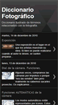 Mobile Screenshot of diccionariofotografico.blogspot.com