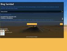 Tablet Screenshot of blogsanidad76.blogspot.com