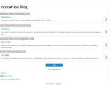 Tablet Screenshot of ccccarissa.blogspot.com