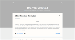 Desktop Screenshot of one-year-with-god.blogspot.com