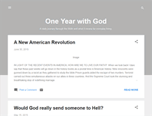 Tablet Screenshot of one-year-with-god.blogspot.com