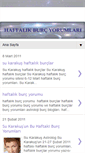 Mobile Screenshot of haftalikburclar.blogspot.com