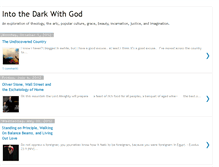 Tablet Screenshot of intothedarkwithgod.blogspot.com