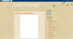 Desktop Screenshot of latest1technolgy.blogspot.com