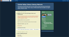 Desktop Screenshot of centralvalleyreads.blogspot.com