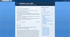 Desktop Screenshot of destinos-de-sofia.blogspot.com