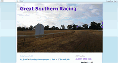 Desktop Screenshot of greatsouthernracing.blogspot.com