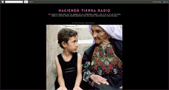 Desktop Screenshot of haciendotierraradio.blogspot.com