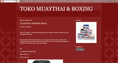 Desktop Screenshot of muaythaishop.blogspot.com