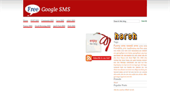 Desktop Screenshot of freegooglesms.blogspot.com