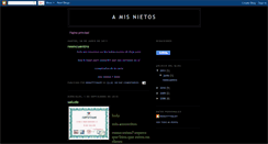 Desktop Screenshot of amisnietos.blogspot.com